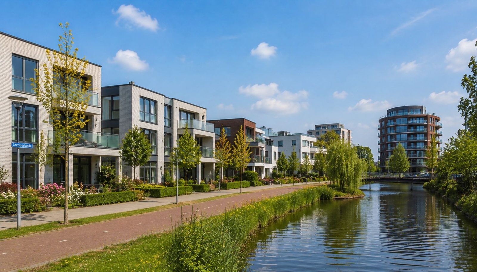 De wijk Carnisselande in Barendrecht
