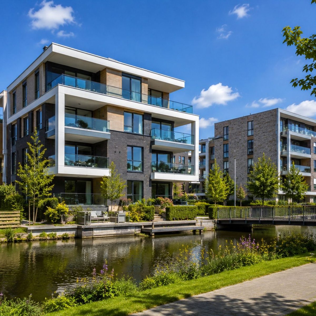 Moderne architectuur in Barendrecht