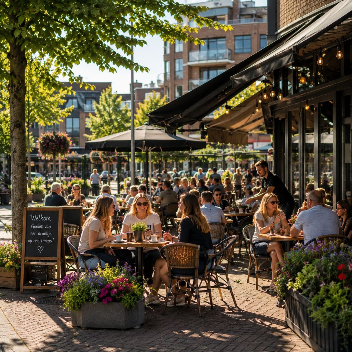 Terras en horeca in Barendrecht