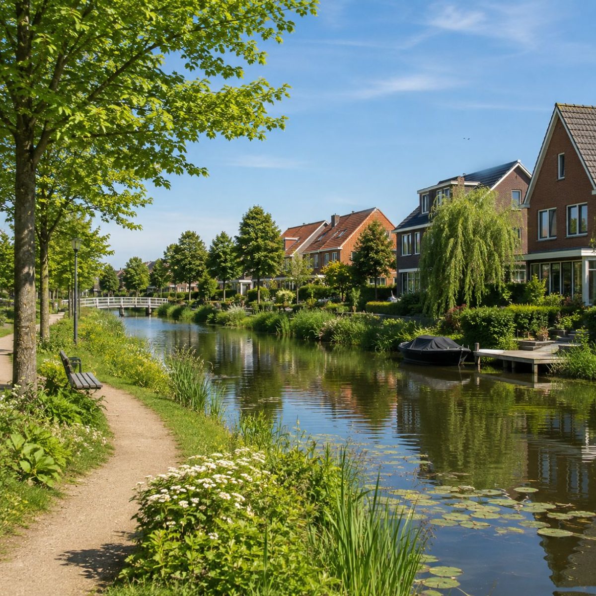 Water en groen in Barendrecht